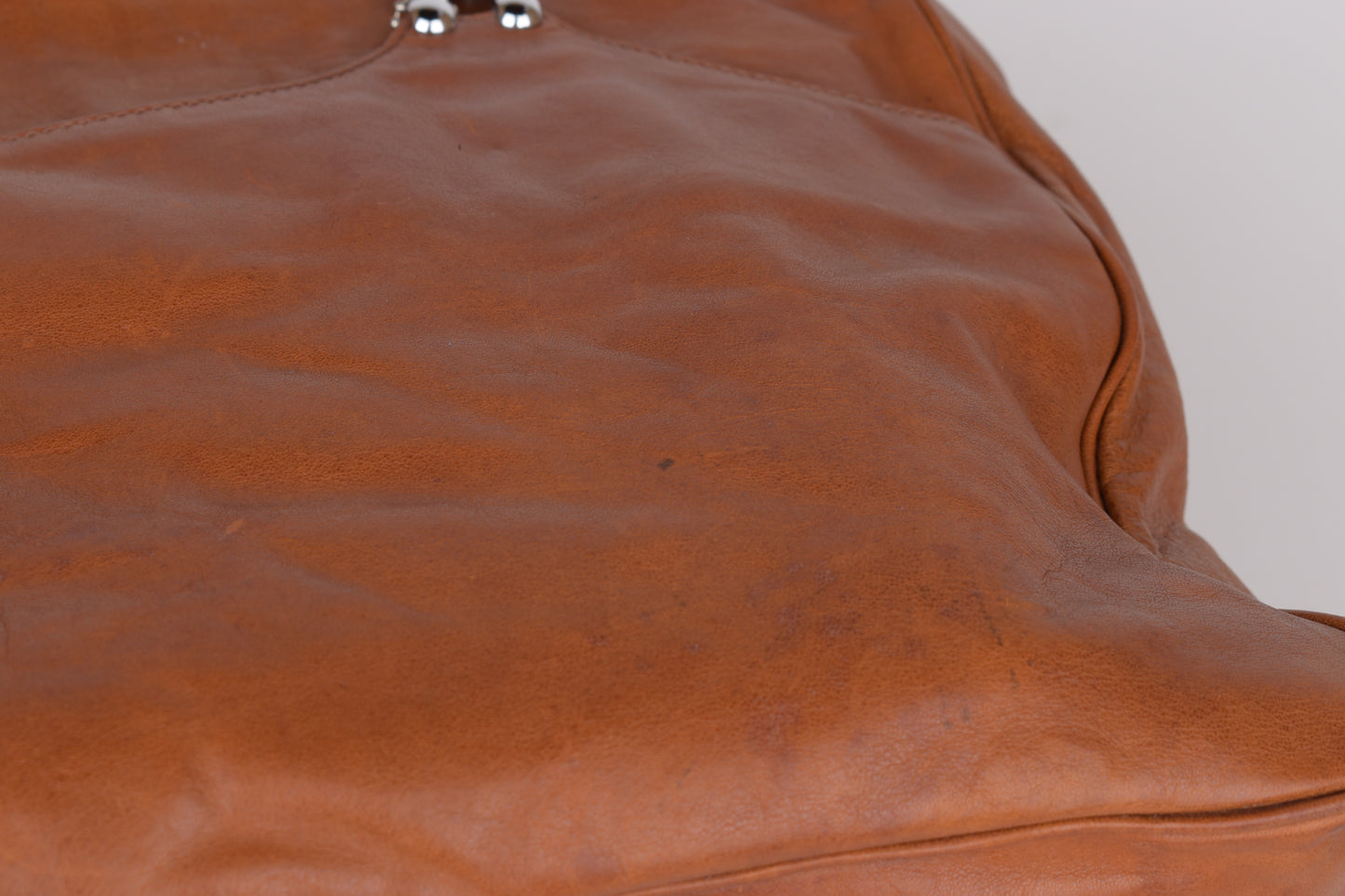 * Balenciaga Paris Brown Soft Leather Bag 42x30cm Excellent 9/10