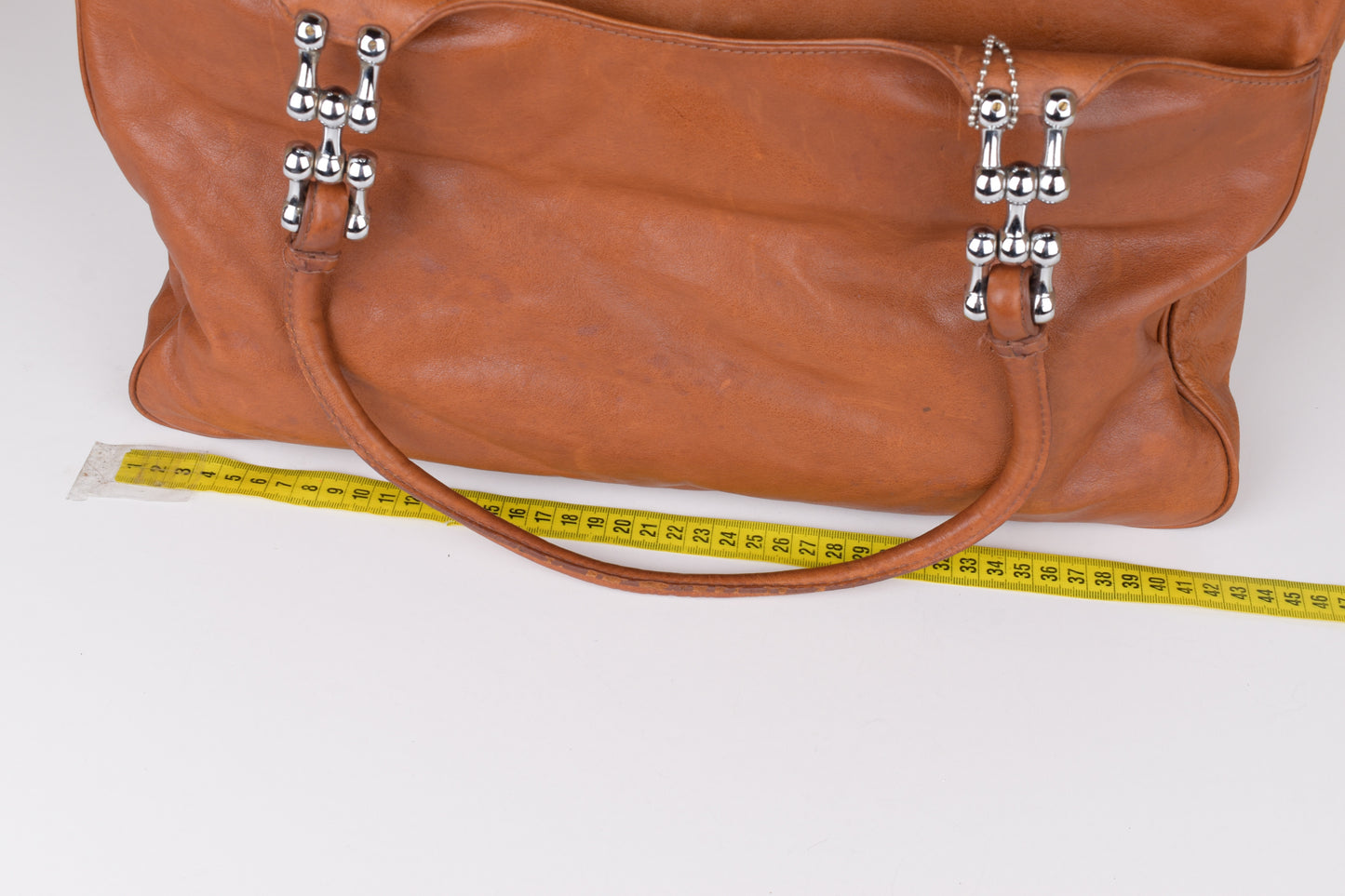 * Balenciaga Paris Brown Soft Leather Bag 42x30cm Excellent 9/10