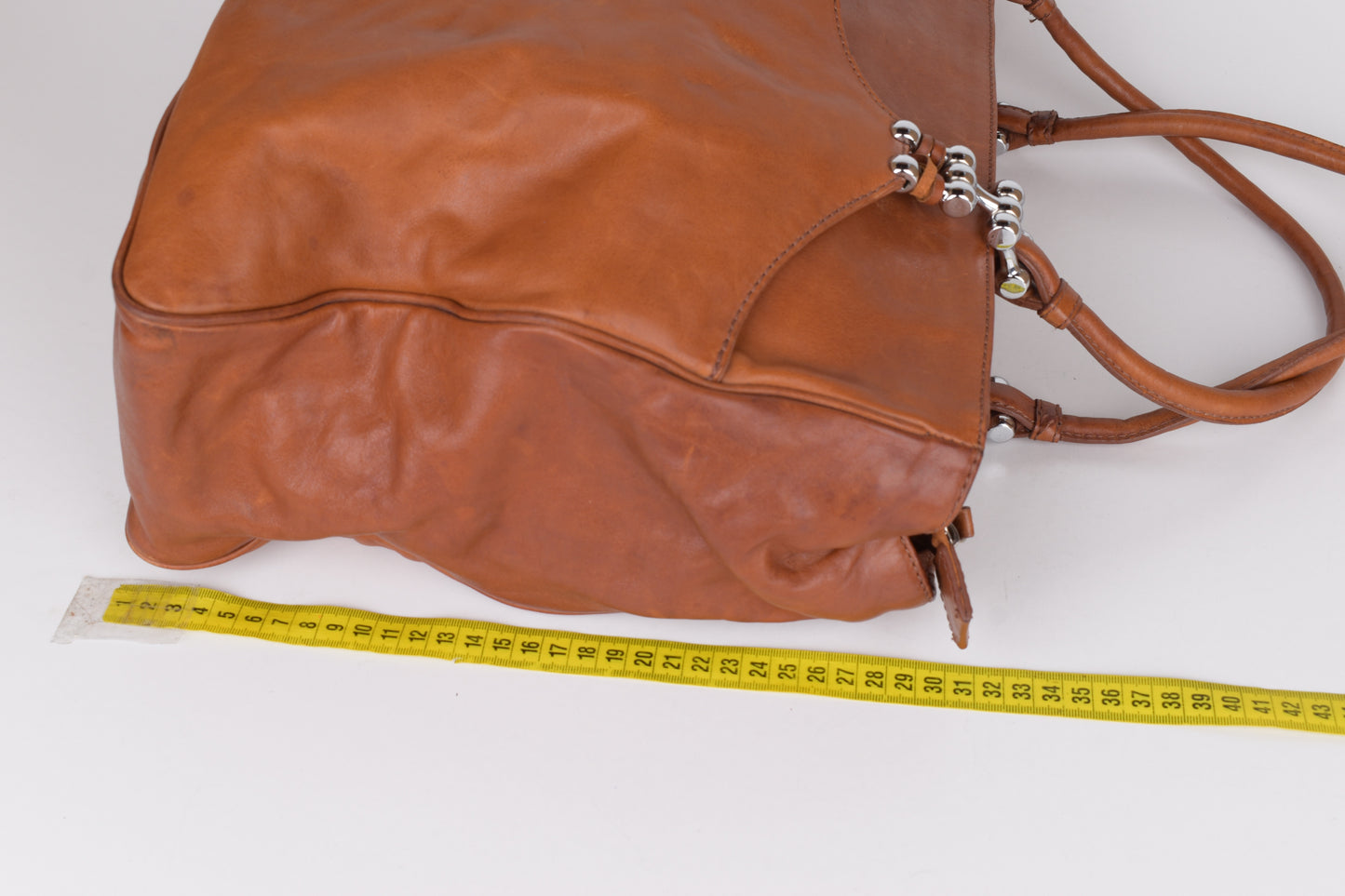 * Balenciaga Paris Brown Soft Leather Bag 42x30cm Excellent 9/10