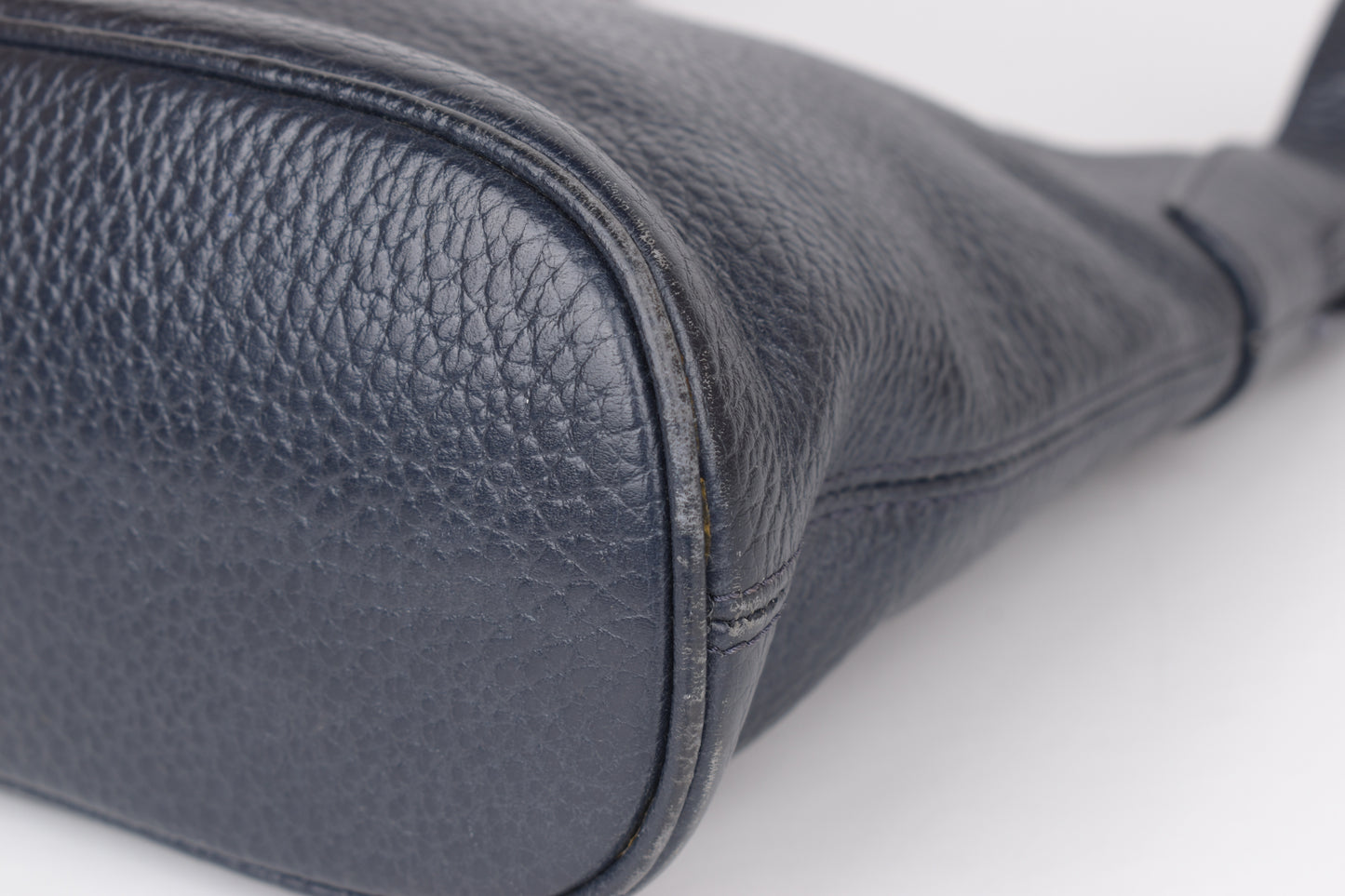 Vintage Loewe Navy Shoulder Bag 26x26cm V.Good 8/10