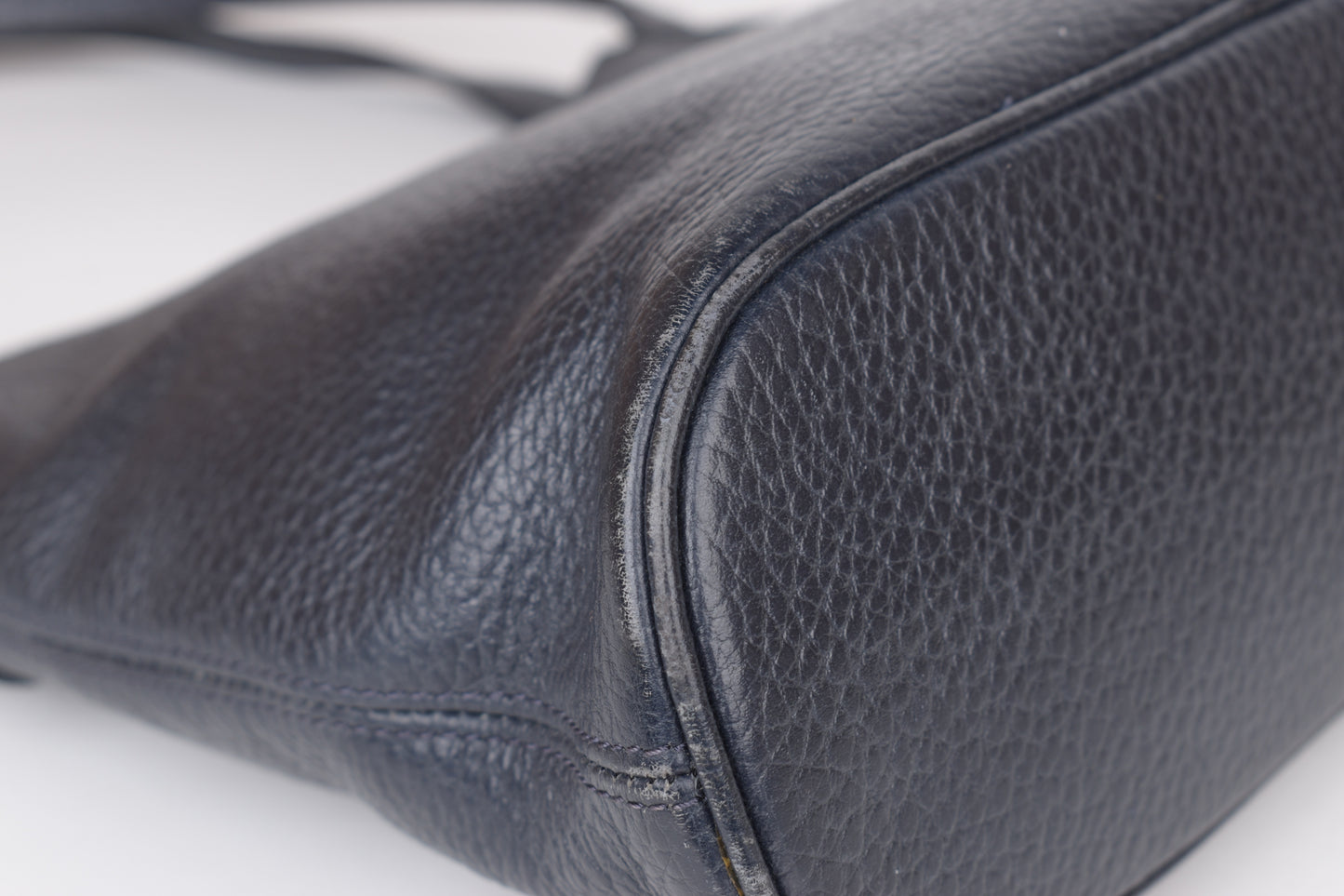 Vintage Loewe Navy Shoulder Bag 26x26cm V.Good 8/10