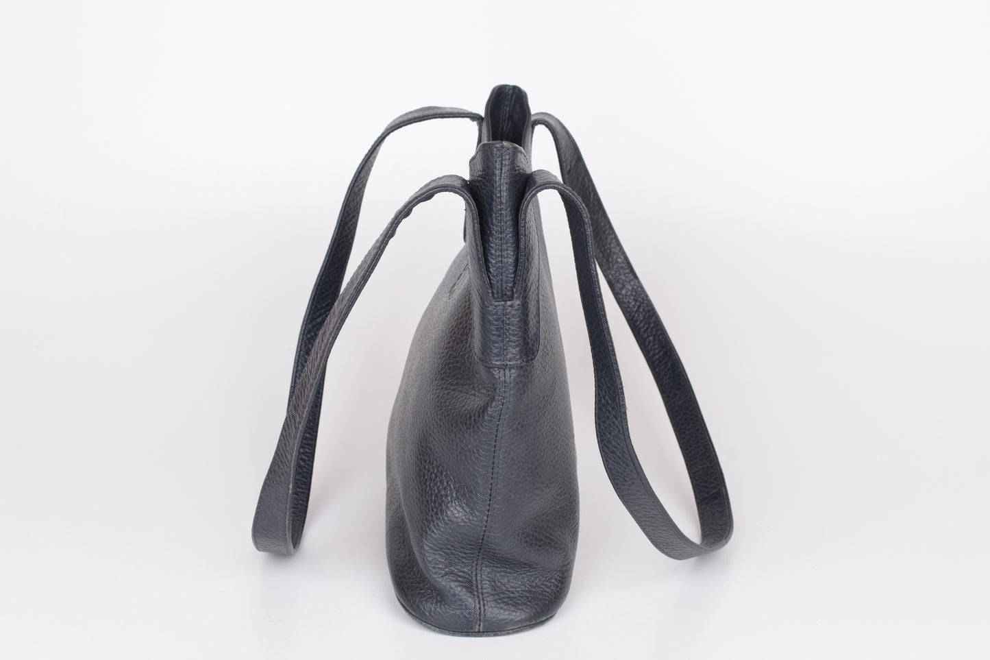 Vintage Loewe Navy Shoulder Bag 26x26cm V.Good 8/10