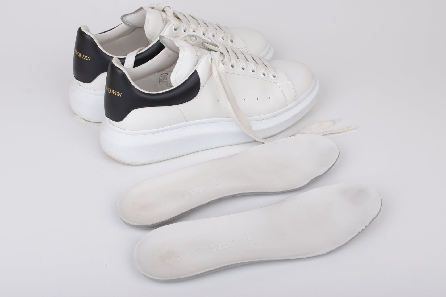 Alexander McQueen 553680 Chaussures Hommes Oversize, Taille EU 43, Très Bon 8/10