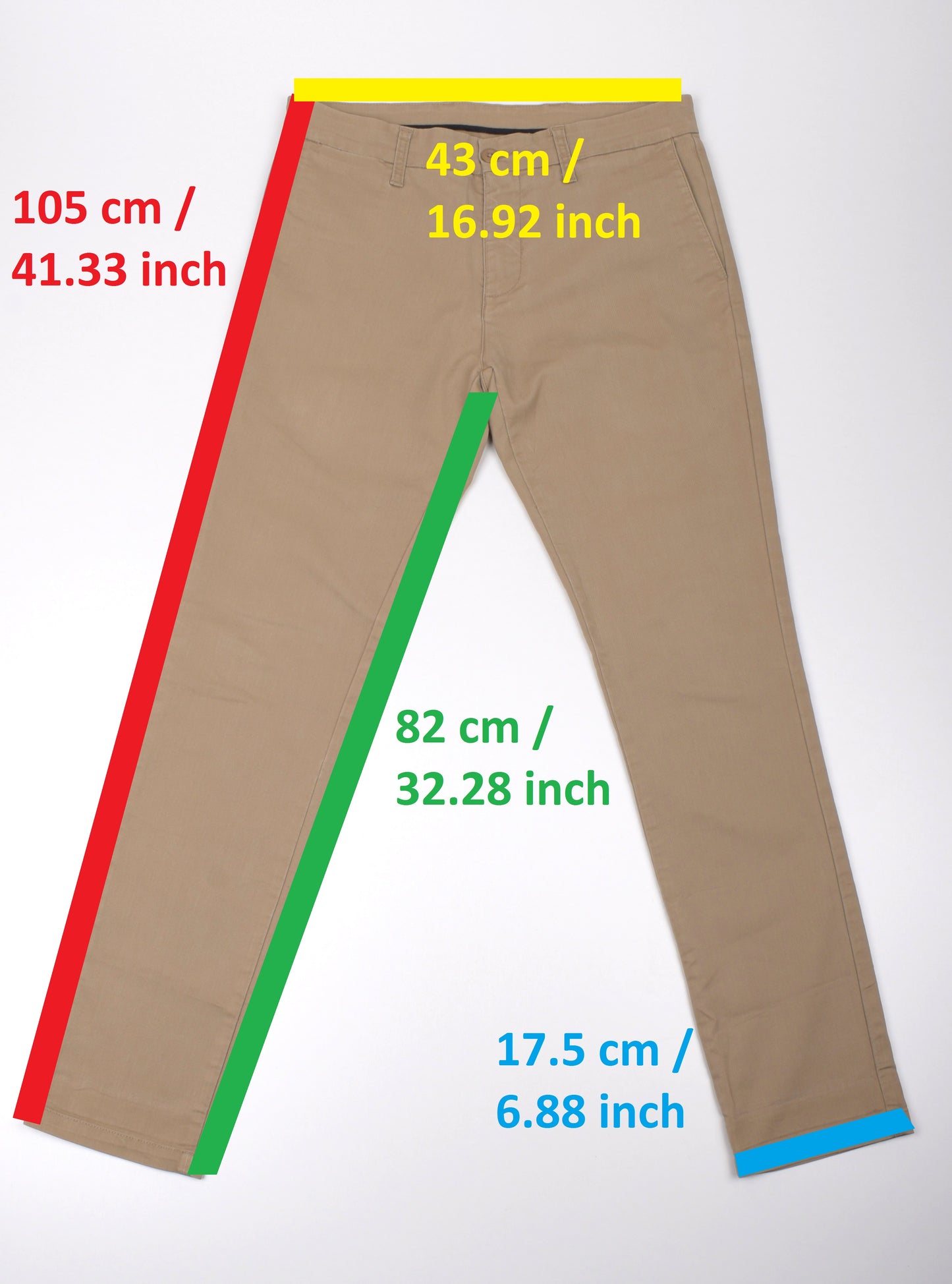 * Carhartt Wip Sid Pant Brown-Beige Casual Pants, Size 33x34, V.Good 8/10