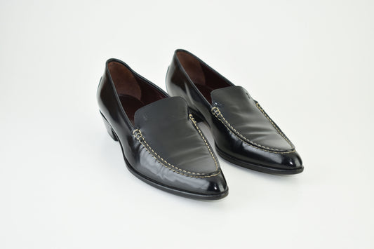 Tod's Women's Loafer Pointed Toe 3cm Heels Size EU39, Excellent 9/10