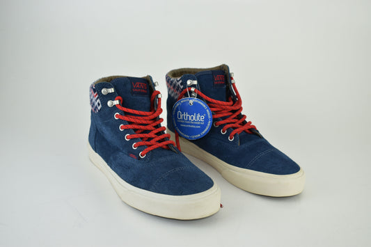 Vans California 106 Era Hi CA “Nordic Pack” Blue Suede Men Sneakers, Size EU 42.5, Excellent 10/10