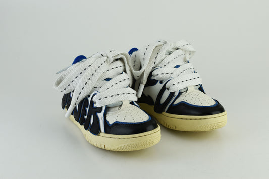 Old Order Retro Skater 001 Blue Unisex Shoes, Size EU 37, Excellent 9/10
