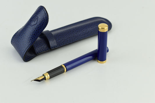 80s Postbank Waterman Lady Charlotte Fountain Pen With Case France, V.Good 8/10