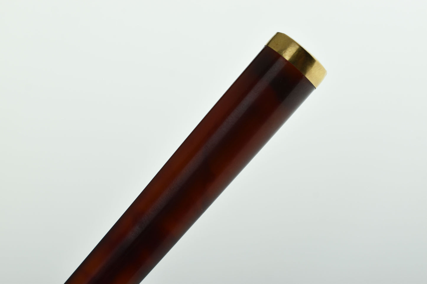 French Antique Bakelite Gold Rim Cigarette Holder 8cm, V.Good 8/10