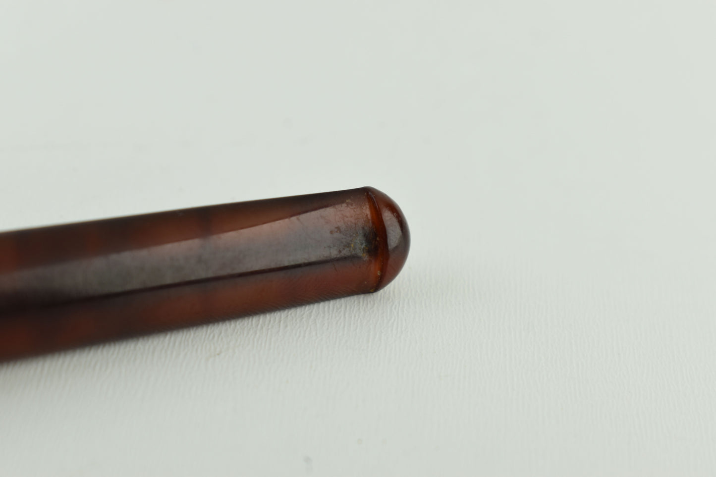 French Antique Bakelite Gold Rim Cigarette Holder 8cm, V.Good 8/10