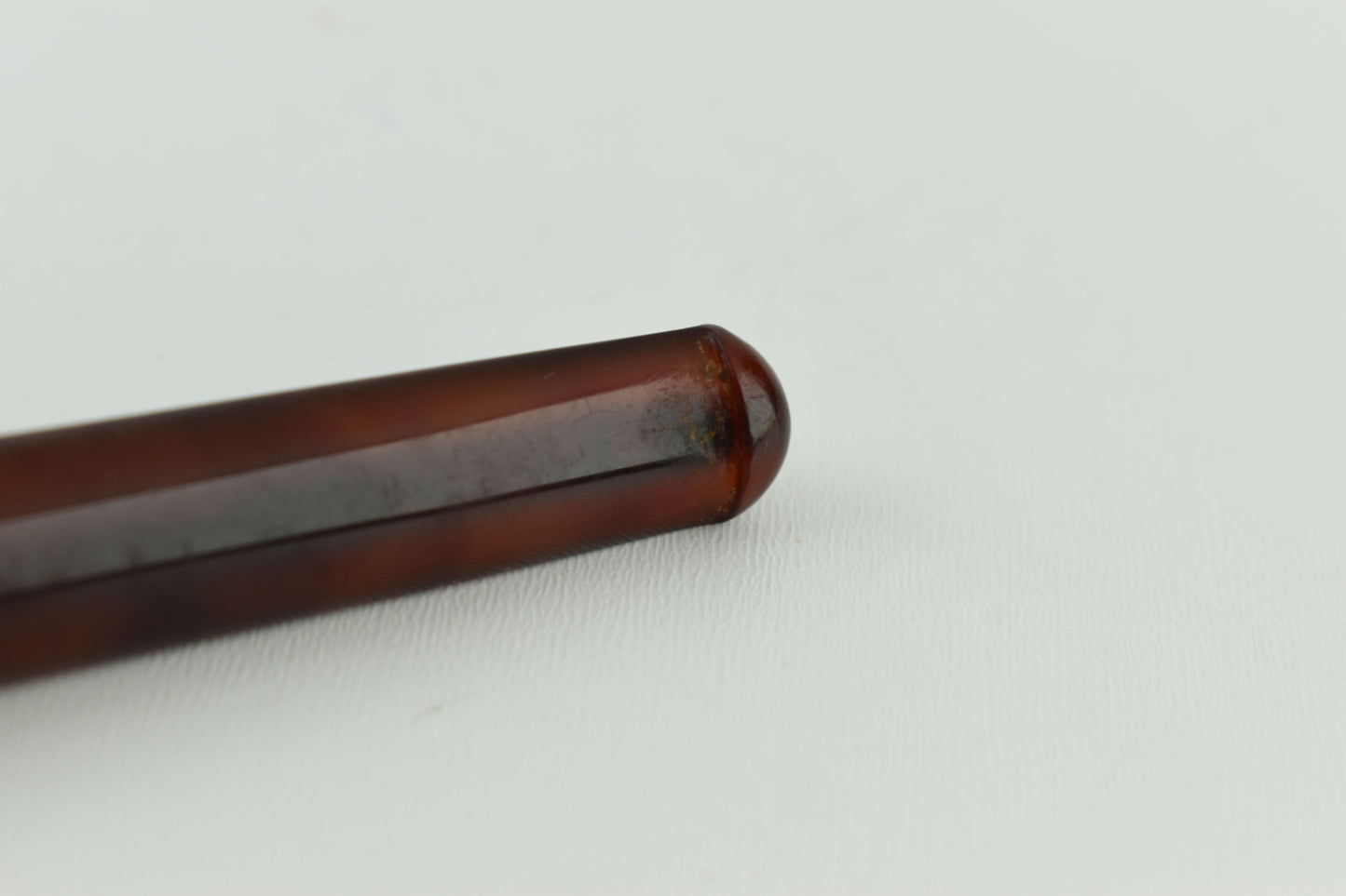 French Antique Bakelite Gold Rim Cigarette Holder 8cm, V.Good 8/10