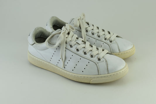 Dsquared2 Santa Monica White Leather Sneakers Men Size EU 41, V.Good 7/10
