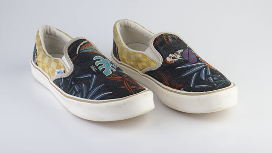 Vans "Sample" light weight Classic Slip-On Skate Sneakers Size EU 42, V.Good 8/10