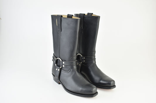 Ramirez Harness Tall Pull On Riding Black Leather Women Boots, Size EU 41, Excellent 10/10
