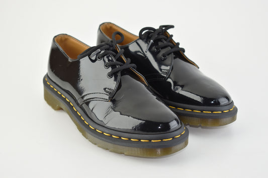 Doc Dr. Martens 1461 Patent Leather Oxford Women Shoes Size EU 37, Excellent 9/10