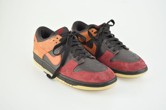 Nike 318020-082 Dunk Low CL Tar Orange Blaze Varsity red SL Men Sneakers, Size EU 44, Good 6/10