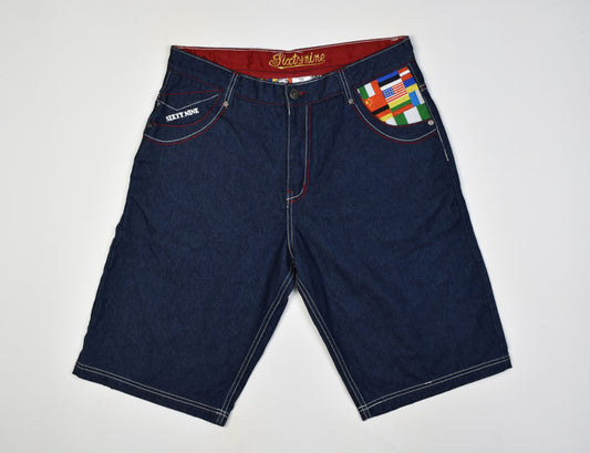 69 Sixty-Nine NYC Denim Men Shorts, Size 36, Excellent 10/10