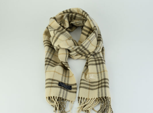 Burberry London wool & cashmere scarf 29cm x 172cm, Excellent 9/10