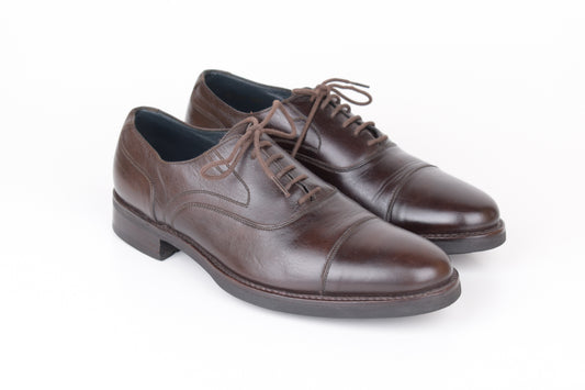 * Lottusse Scotland Oxford Brown Dress Shoes, Size 43.5 Excellent 9/10