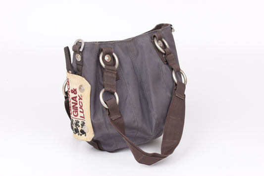 George Gina & Lucy GG&L Puffy Punchbag Multipocket Bag, 14x21cm, V.Good 8/10