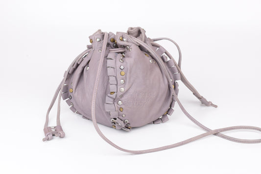 * George Gina & Lucy GGL Light Purple Leather Women Small Pouch Bag, 15x20cm, V.Good 8/10