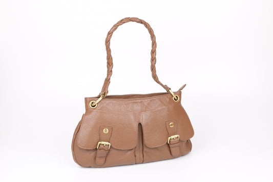* Clarks Medium Brown Leather Women Bag, 36x20cm, V.Good 8/10