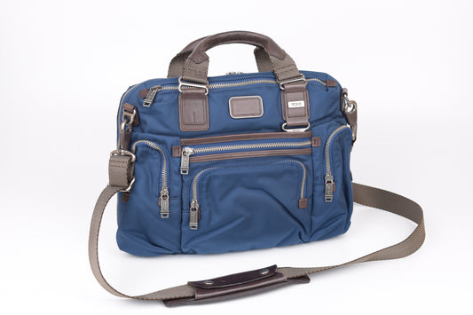 * Tumi Alpha Bravo Nylon Blue Laptop Bag, 38x27cm, Excellent 10/10