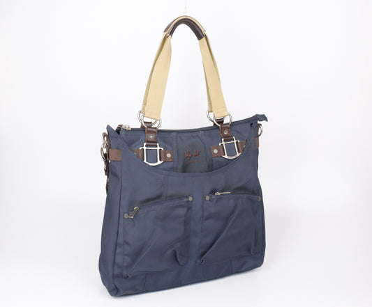 * La Martina Large Nylon Shoulder Shopper Bag, 40x41cm, Excellent 9/10