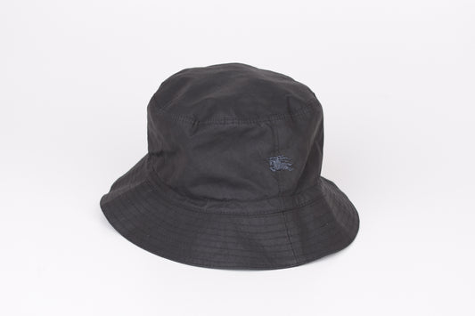 * Burberry Black Rain Bucket Hat, Size S, Excellent 9/10