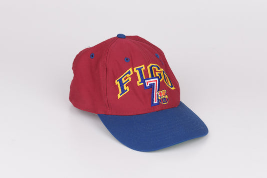 * Barcelona F.C Figo #7 Corner Hat Baseball Cap, Excellent 10/10