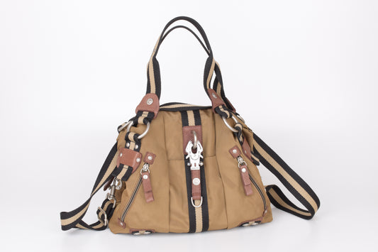 * George Gina & Lucy "Giant Monaco" Bronze Large Shoulder Bag 35x26cm Excellent 9/10
