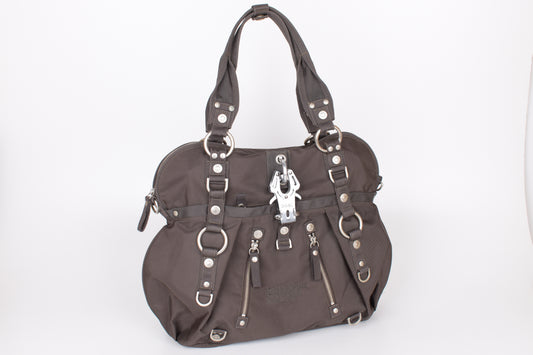 * George Gina & Lucy "Poodle Pack" Brown Large Shoulder Bag 40x35cm Excellent 9/10