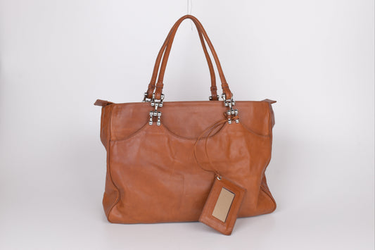 * Balenciaga Paris Brown Soft Leather Bag 42x30cm Excellent 9/10