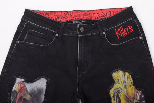 * Iron Maiden Signature Collection Killers 2022 Jeans, Size 33x34, V.good 8/10