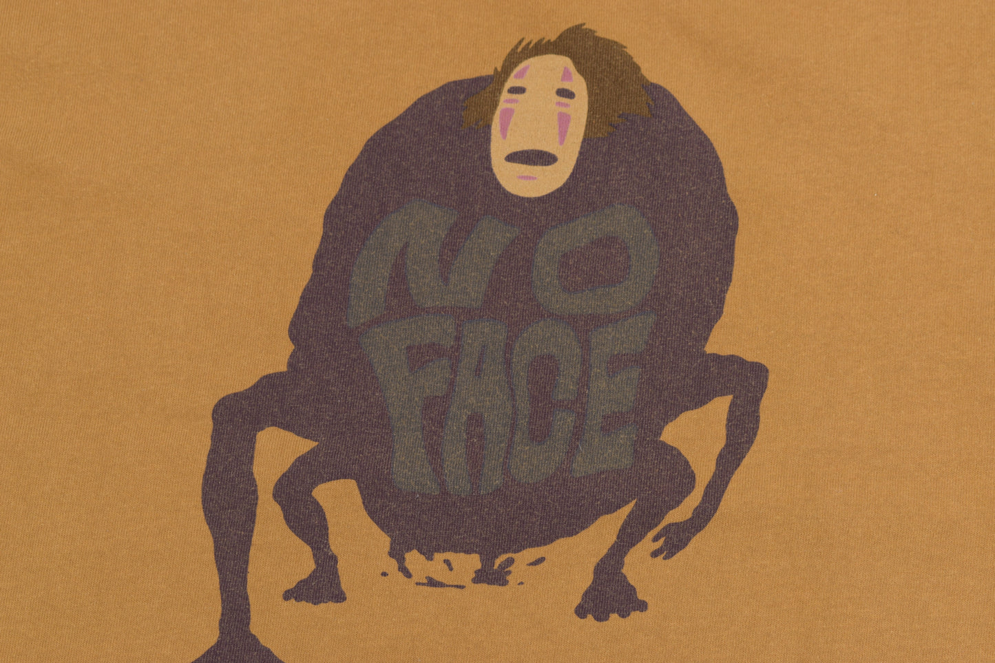 * NO FACE Studio Ghibli Men T Shirt, Size L, V.Good 8/10