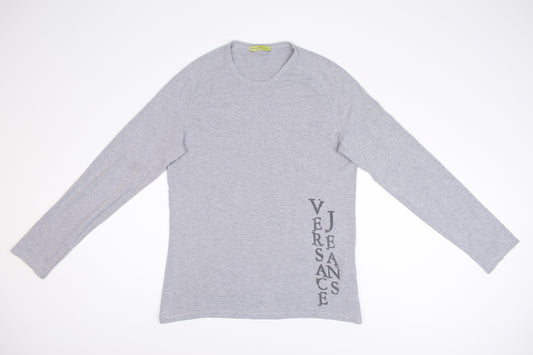 * VERSACE Jeans Long Sleeve T-shirt, Size L, Excellent 9/10